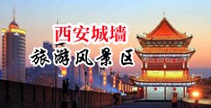 男人日女人猛操bb视频中国陕西-西安城墙旅游风景区